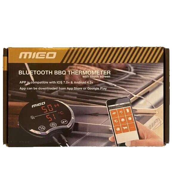 Bluetooth BBQ Thermometer with touch screen - Picture 1 of 2